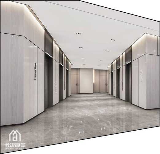 企业电梯分哪几种型号规格，企业电梯间装修效果图？